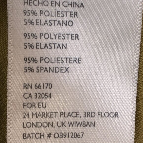 Urban‎ Outfitters Velour Crop Top Women’s Medium Gold Brown Back Stripe Detail - Picture 5 of 8